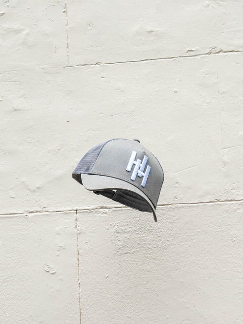 HUSTLE HARDER CAP GREY